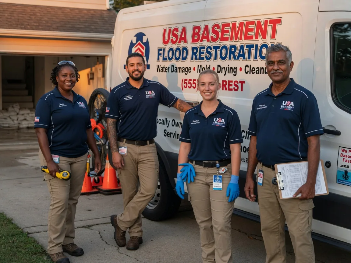 Basement Flood Cleanup company in Tilleda, WI